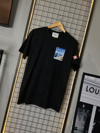 CAMISETA CASABLANCA MYKONOS GLASS PRETA