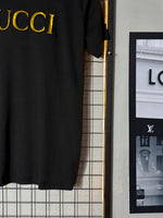 Camiseta Gucci Gold Preta