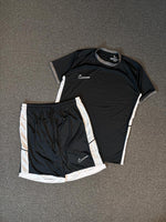 CONJ. NK ACADEMY PRETO/CINZA