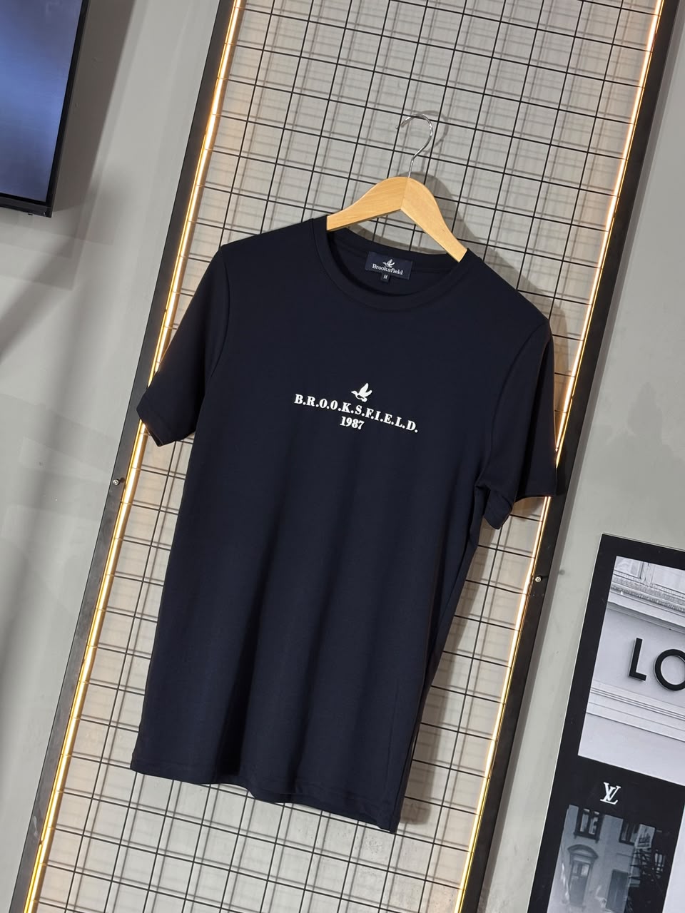 CAMISETA BROOKS 1987 AZUL M.