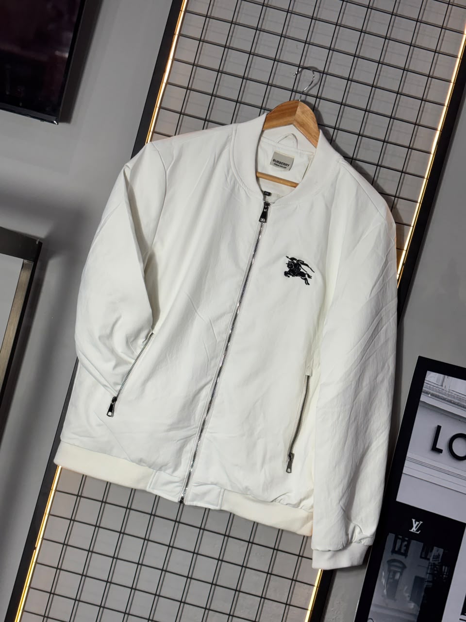 JAQUETA BURBERRY OFF WHITE