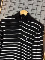 QUARTERZIP BROOKS PRETO/BRANCO
