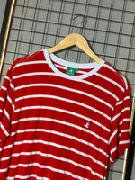 Camiseta Brooks. Vermelha/Branca
