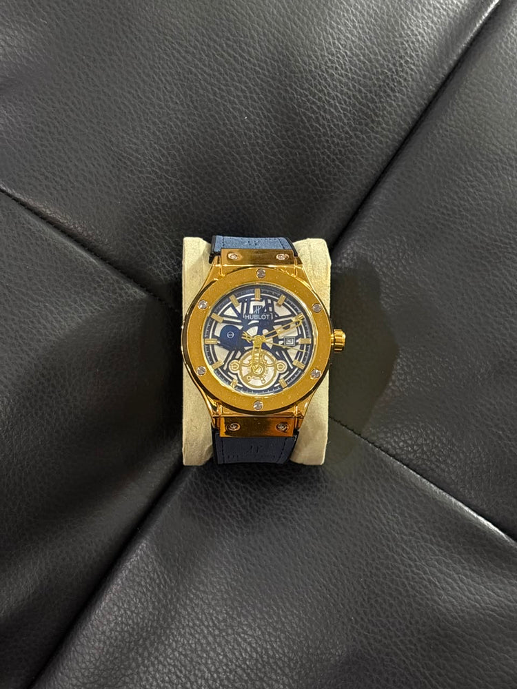 Relógio Hublot Blue/Gold