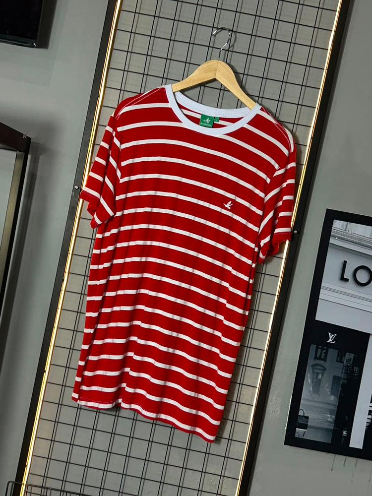 Camiseta Brooks. Vermelha/Branca