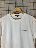 CAMISETA BALMAIN METALIC BRANCA