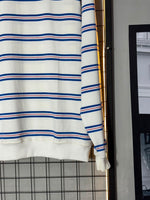 CAMISETA M. LONGA BROOKS AZUL/LARANJA