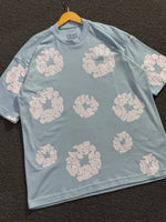Camiseta Denim Tears Azul Bebê
