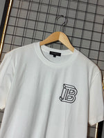 Camiseta Balmain Big B. Branca