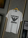 Camiseta EA7 Big Veludo Branca