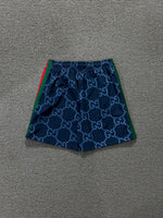 BERMUDA GUCCI MONOE. AZUL M.