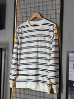CAMISETA MANG. LONGA BROOKS. BRANCA/CINZA