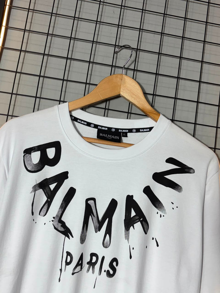 Camiseta Balmain Gola Branca