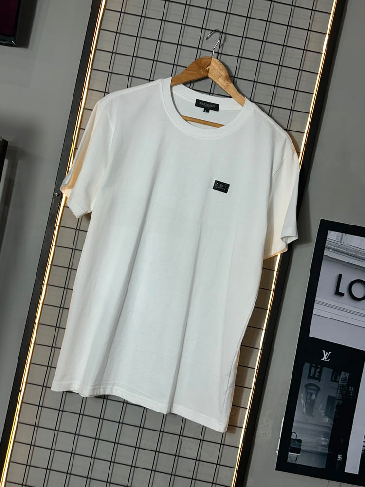 Camiseta Balmain Brilho Branca