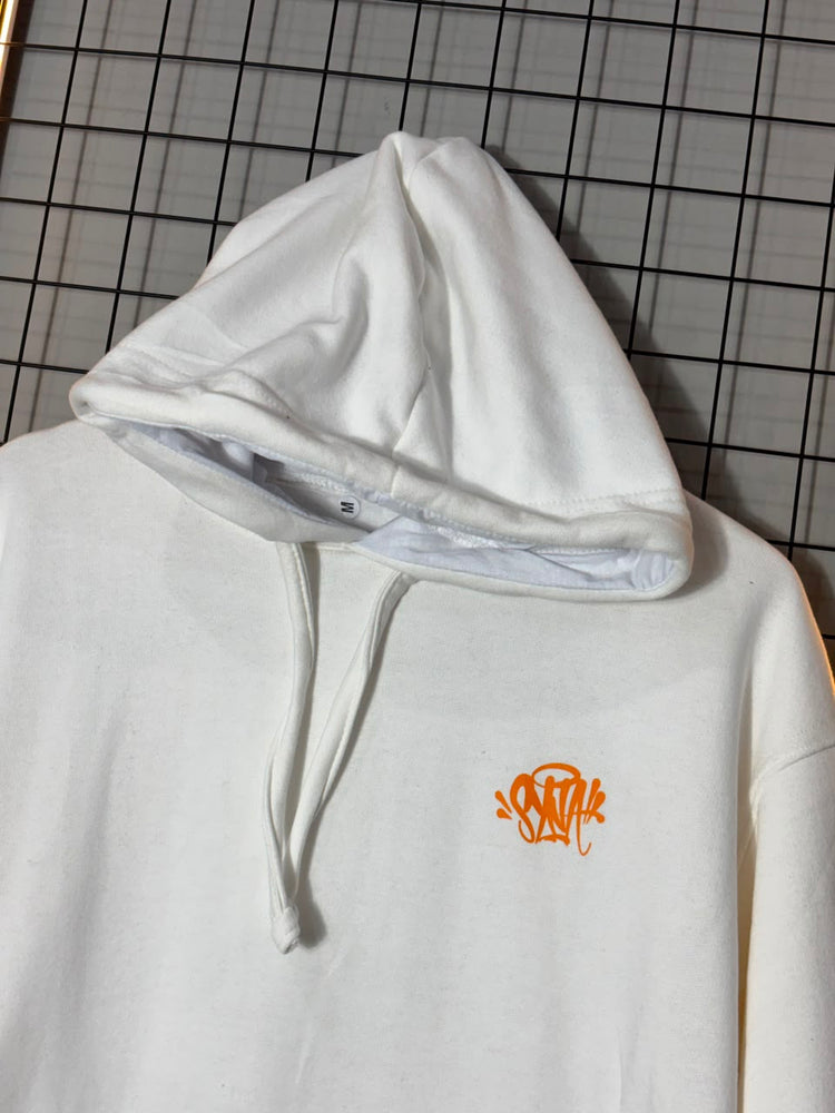 MOLETOM SYNA W. OFF WHITE/LARANJA