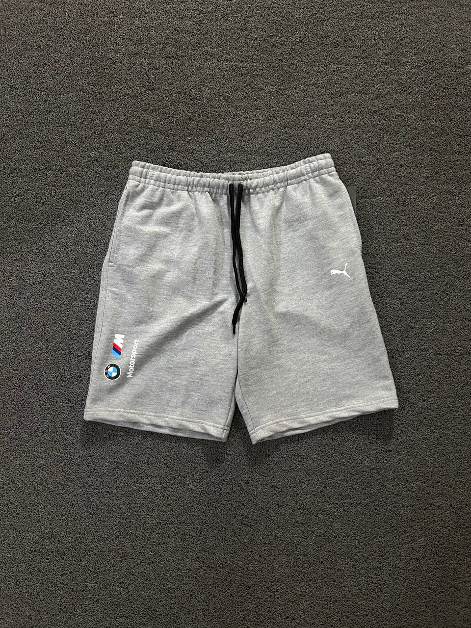 BERMUDA MOLETOM PUMA X BMW CINZA