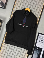 JAQUETA QUARTERZIP TOMMY H. PRETO