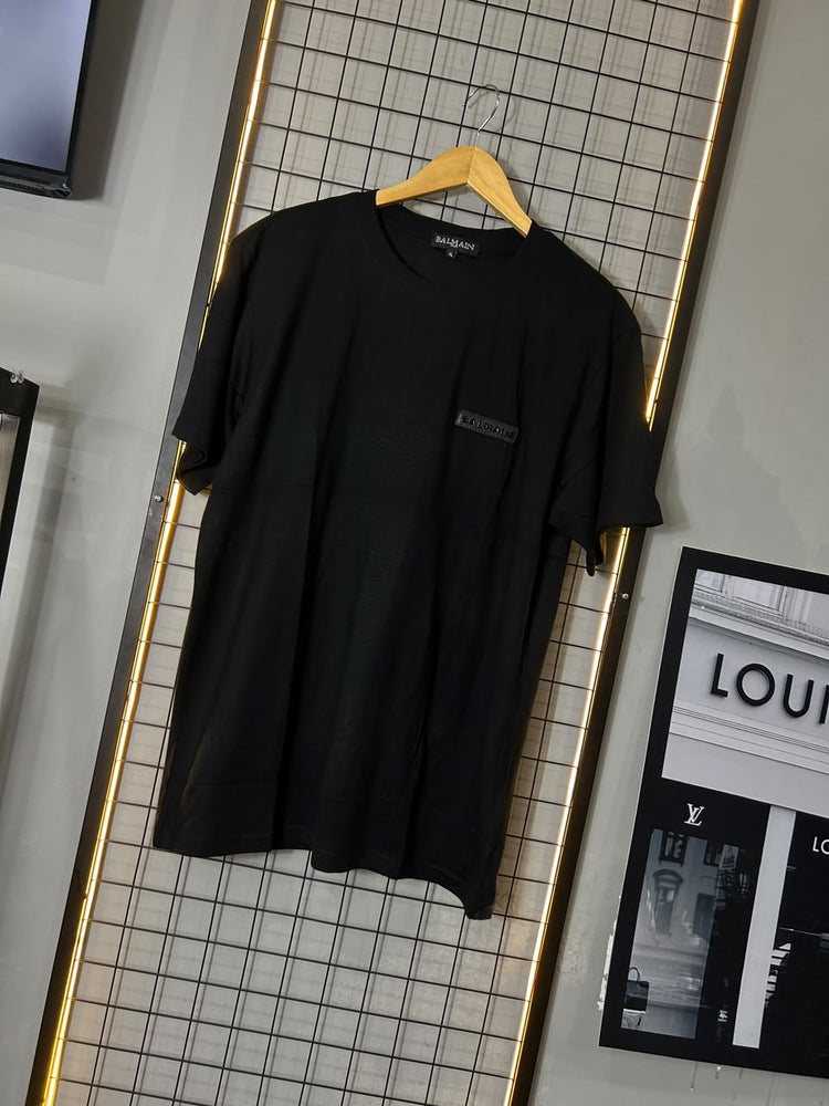 CAMISETA BALMAIN METALIC PRETA