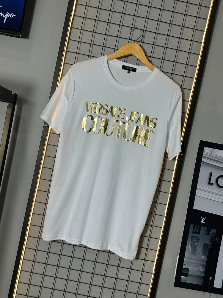 Camiseta Versace Culture Branca