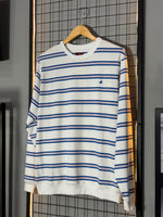 CAMISETA M. LONGA BROOKS AZUL/LARANJA