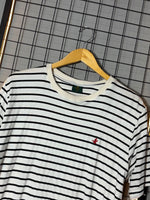 Camiseta Brooks Branca/Preta