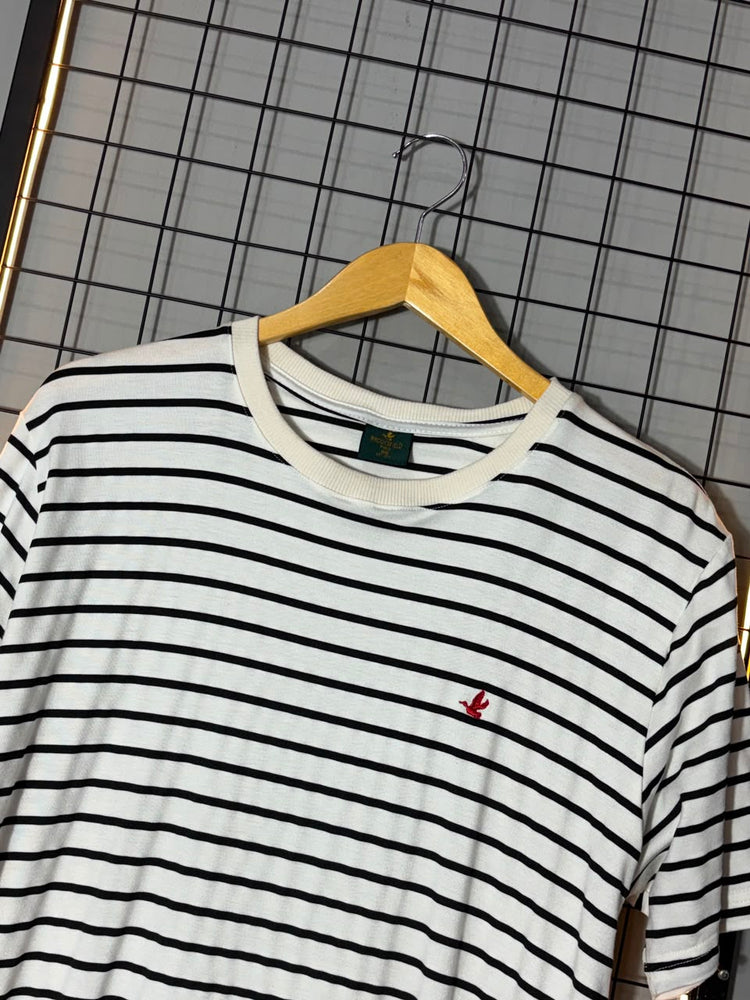 Camiseta Brooks Branca/Preta