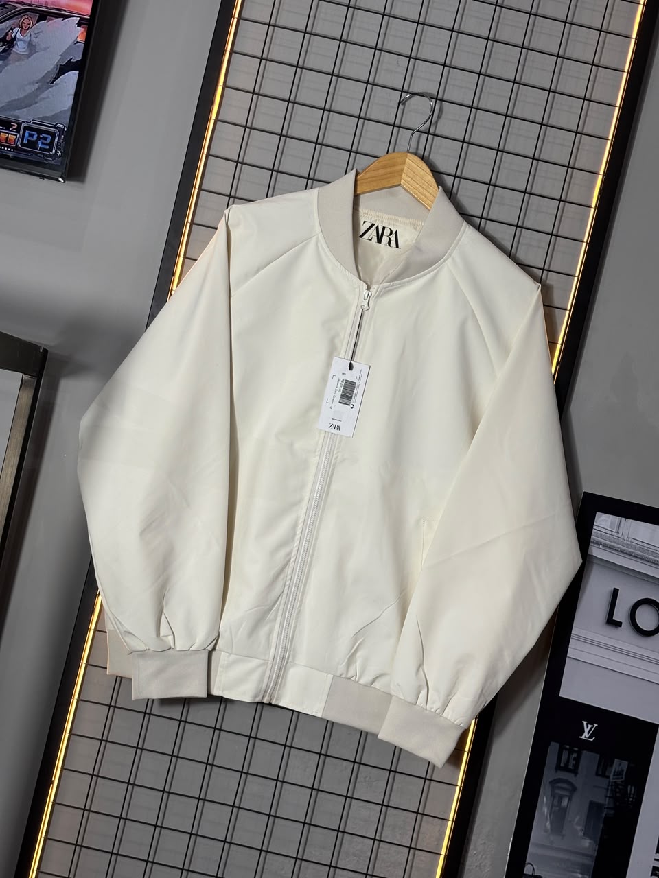 JAQUETA ZARA CREME