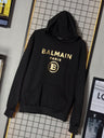 MOLETOM BALMAIN GOLD PRETO