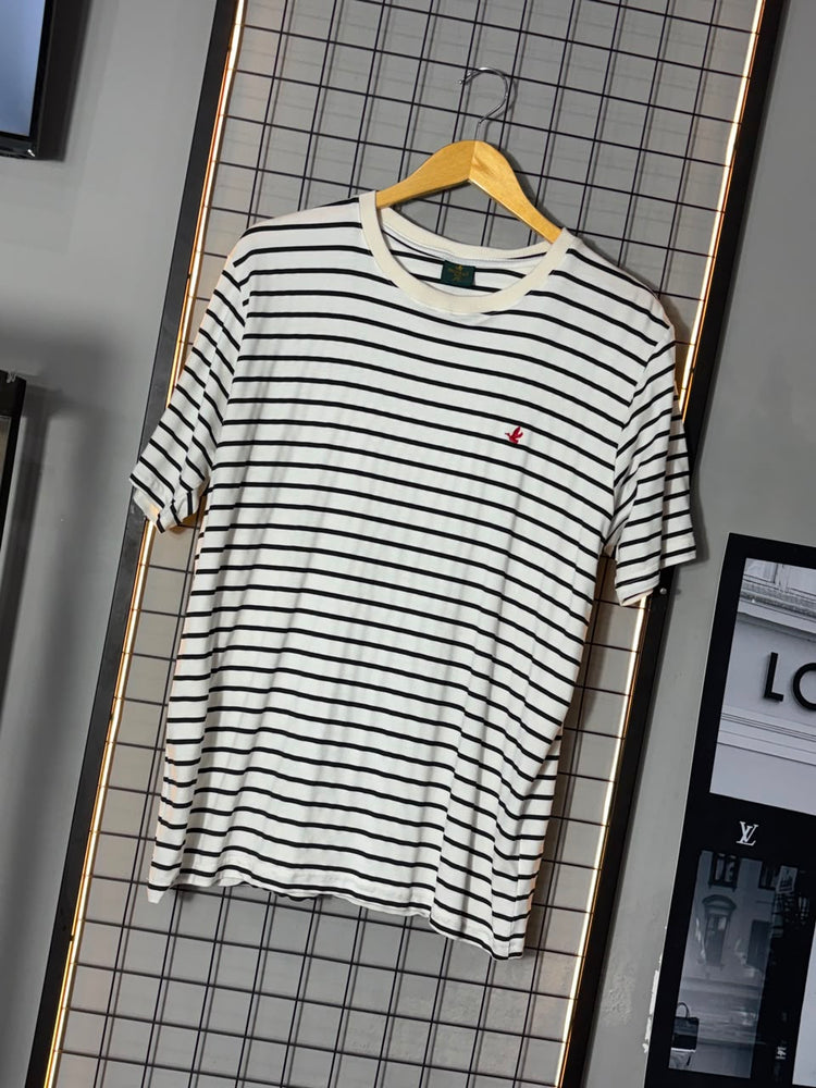 Camiseta Brooks Branca/Preta