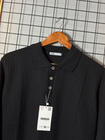 SUÉTER POLO PRETO