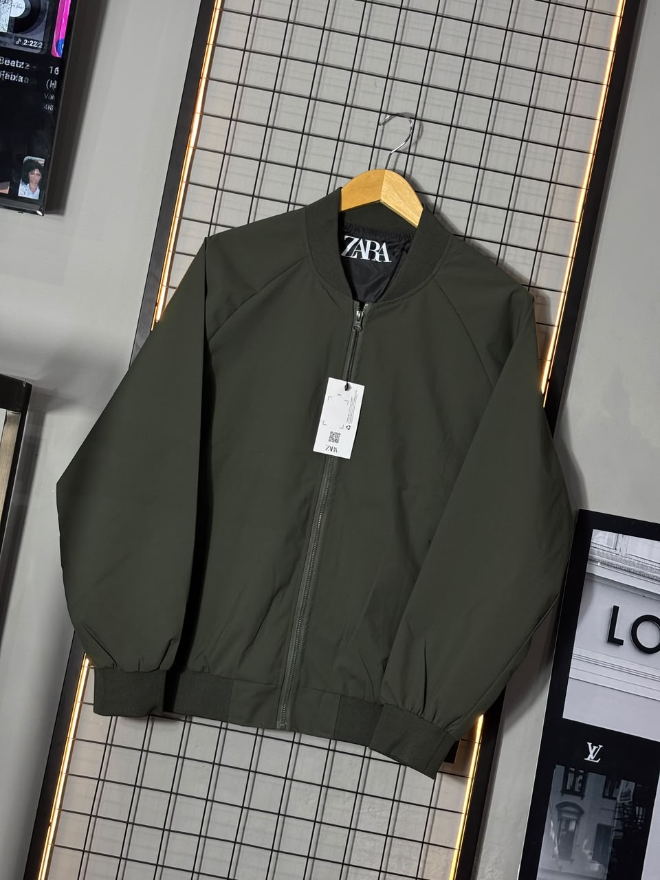 JAQUETA ZARA VERDE