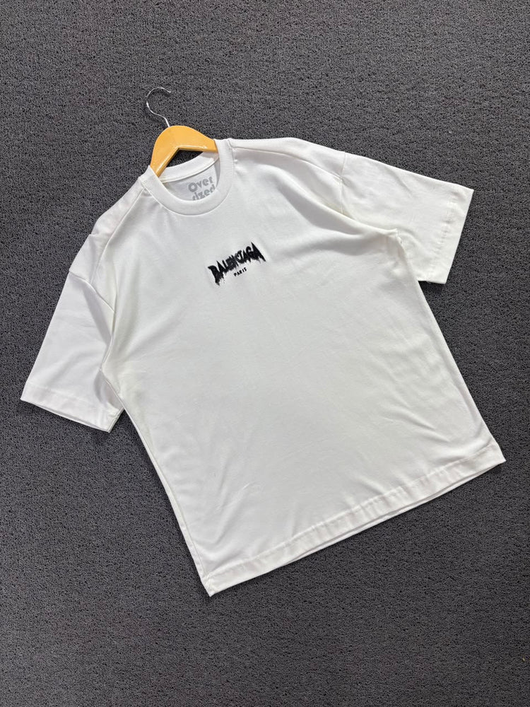 Camiseta Balenciaga x Paris Off White