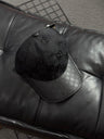 BONÉ GUCCI PRETO COURO