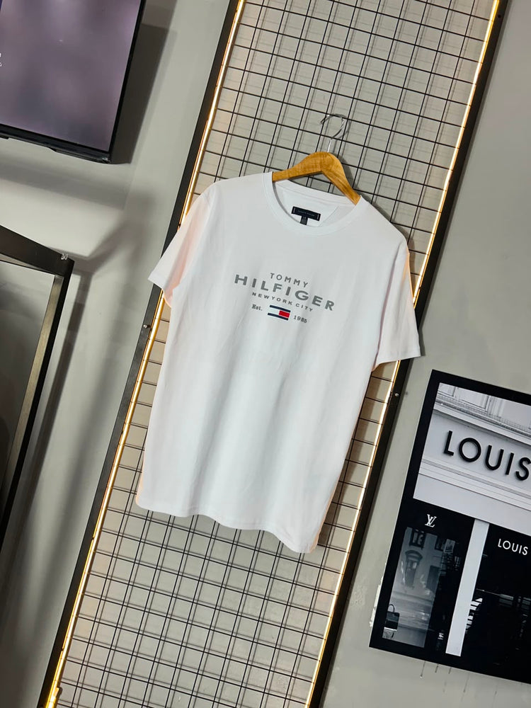 Camiseta Tommy H. Letreiro Branca