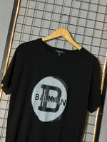 Camiseta Balmain Circule Preta