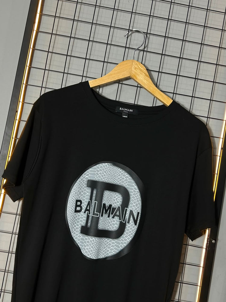 Camiseta Balmain Circule Preta
