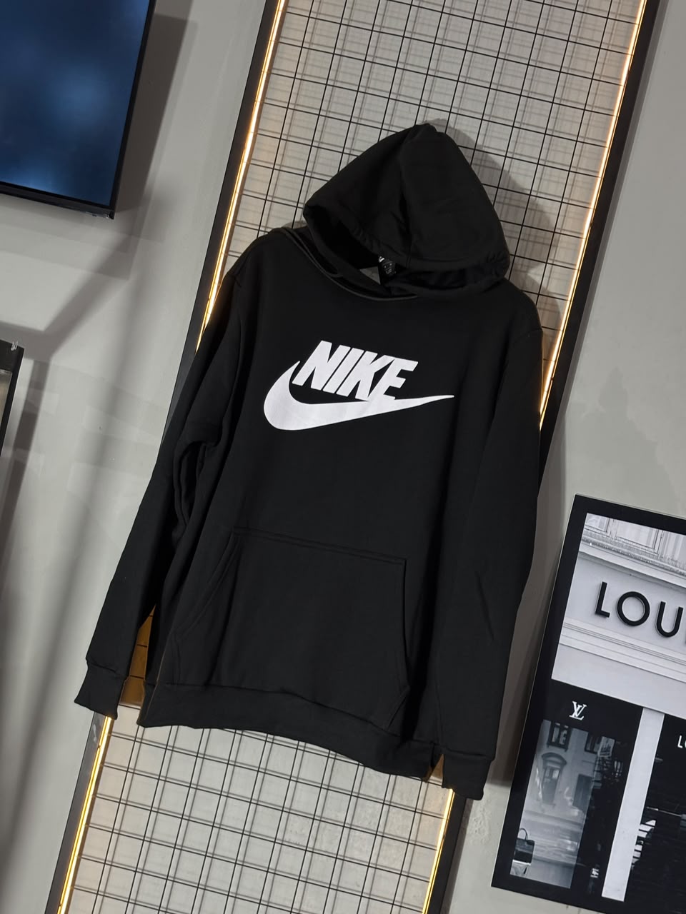 MOLETOM NK ICON PRETO