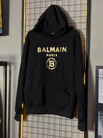 MOLETOM BALMAIN GOLD PRETO