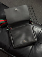 SHOULDER BAG GUCCI PRETA/VERMELHA