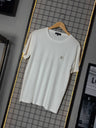 Camiseta Balmain Metalic Branca