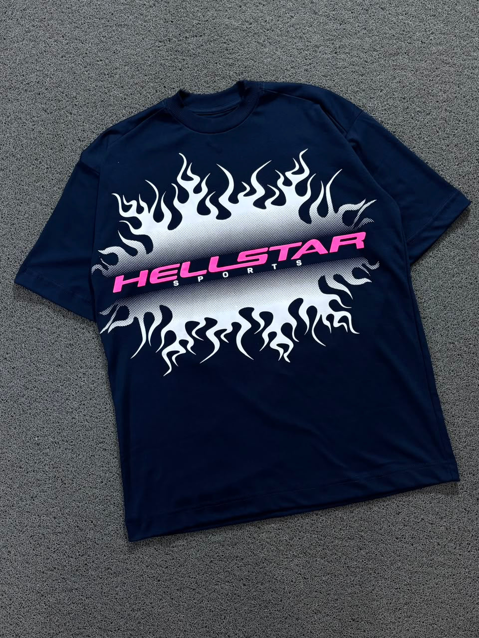 Camiseta Hellstar Fire Azul M.