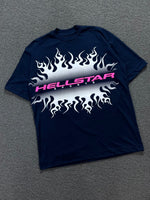 Camiseta Hellstar Fire Azul M.