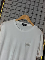 Camiseta Balmain Metalic Branca