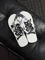 CHINELO BOSS BRANCO HAVAIANAS