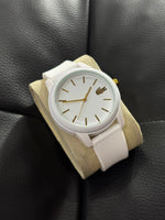 RELÓGIO LACOSTE BRANCO/DOURADO