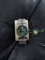 RELÓGIO ROLEX PRATA/VERDE