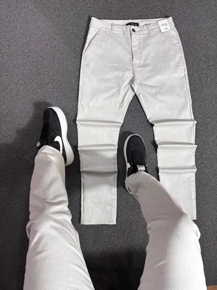 Calça Alfaiataria Creme CK