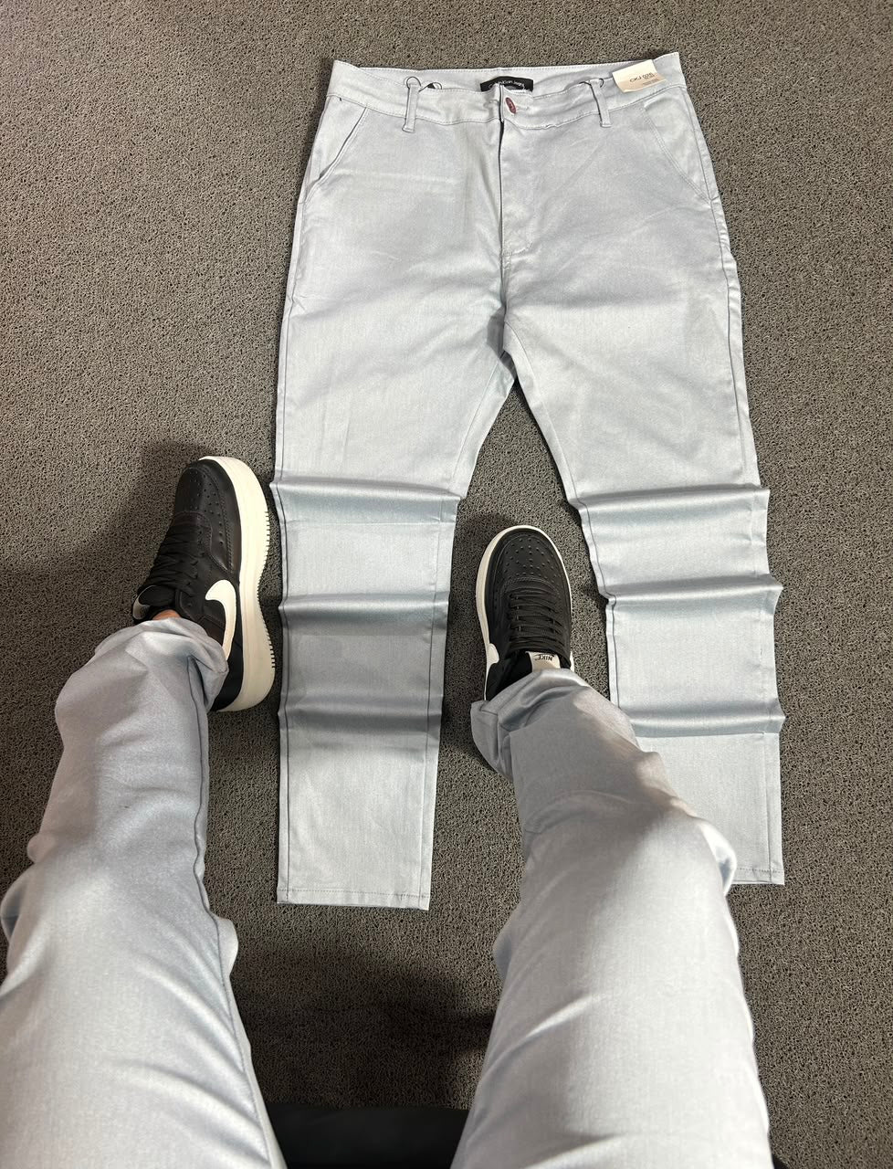 Calça Alfaiataria Cinza CK