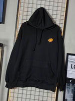 MOLETOM SYNA W. PRETO/LARANJA