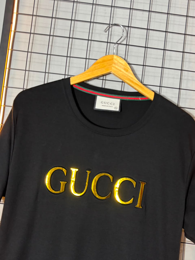 Camiseta Gucci Gold Preta